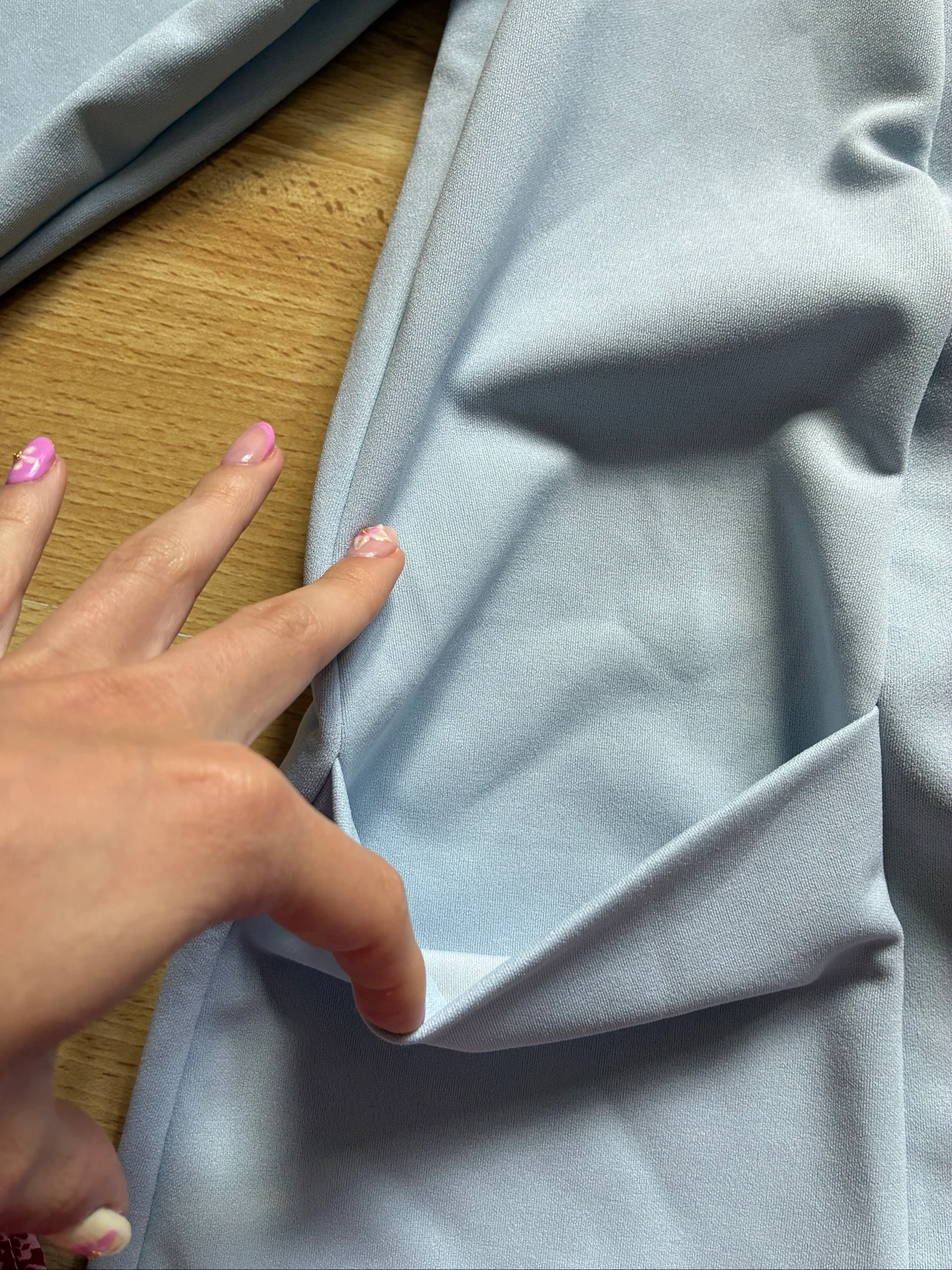 Blazer fluido feminino M azul céu – photo 5